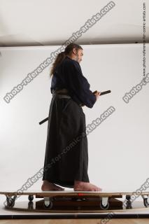 standing samurai with sword yasuke 13c